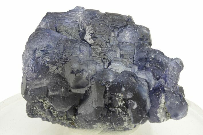 Purple Cube-Dodecahedron Fluorite Crystal - China #257579